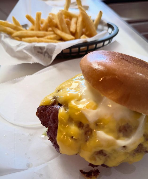Adam's Double Cheeseburger at Florissant City Diner — photo from the diner's Facebook page
